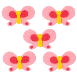 펠트소품분홍꼬마나비